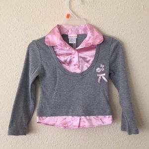 Young land kids long Sleeve  Girls Top Sz:4T